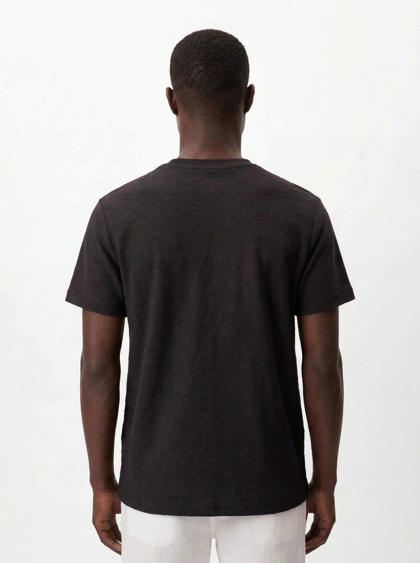 ROSE MONOGRAM JACQUARD SLIM-FIT T-SHIRT S26N
