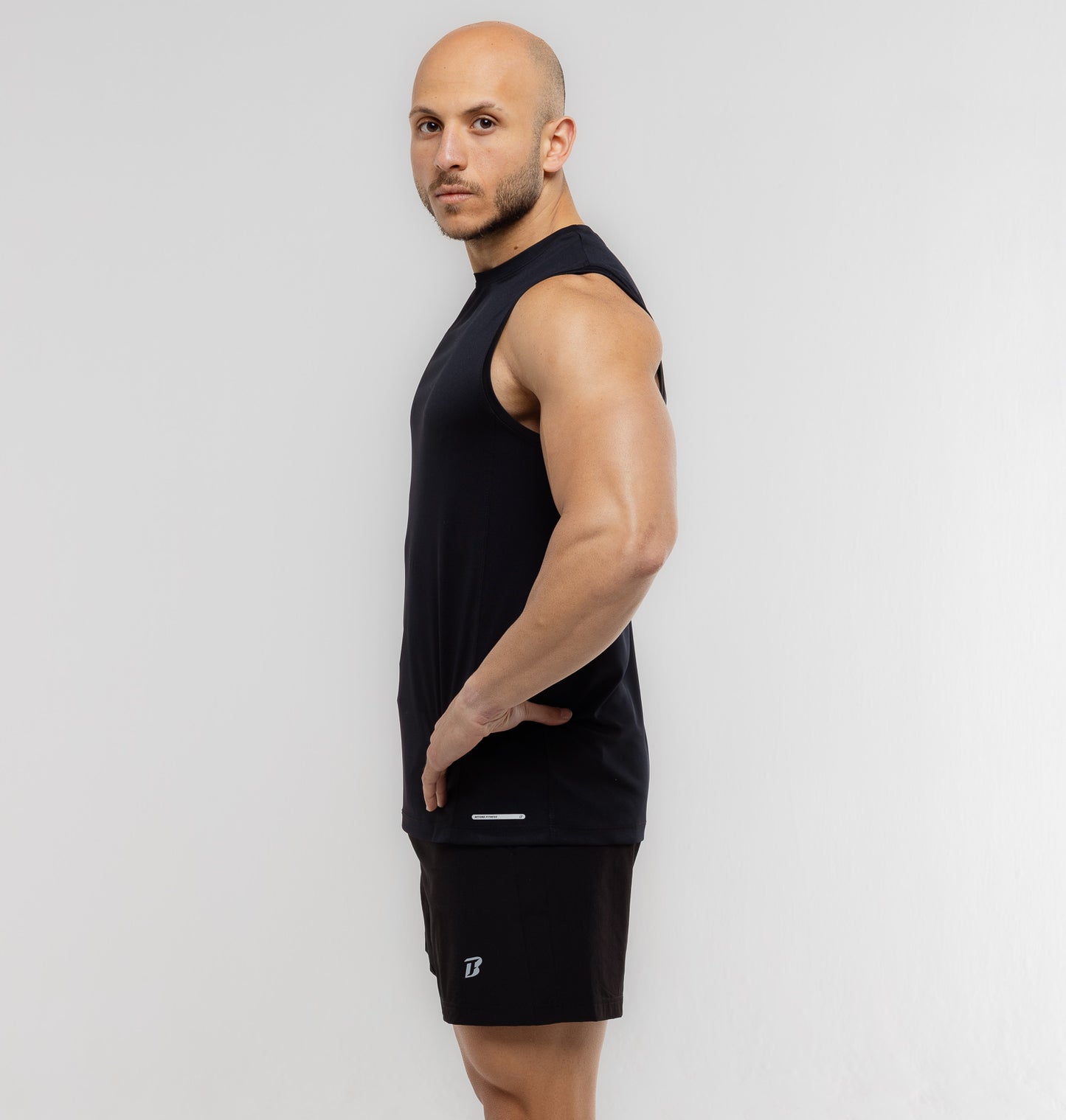 Men-Prime Tank Top #146 - BLACK