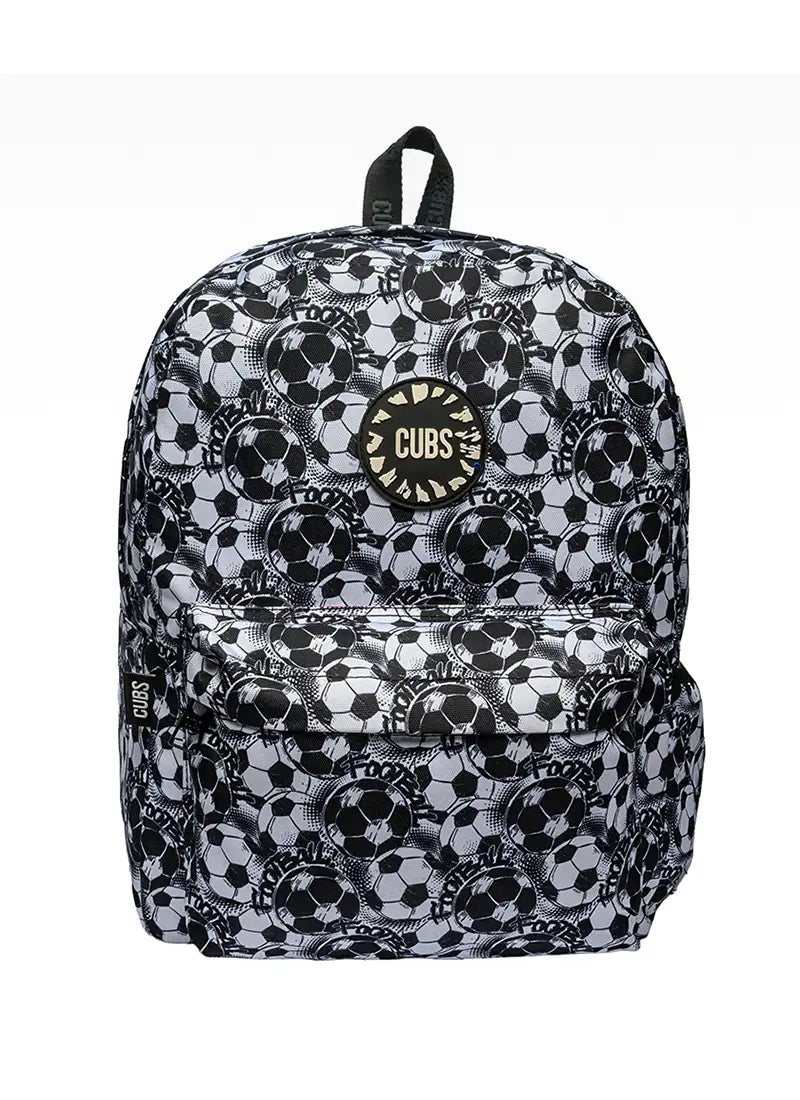 Football Black and white Junior Backpack