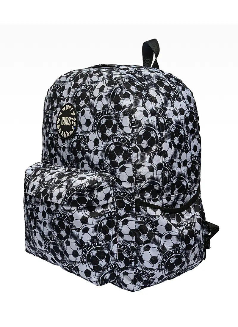 Football Black and white Junior Backpack
