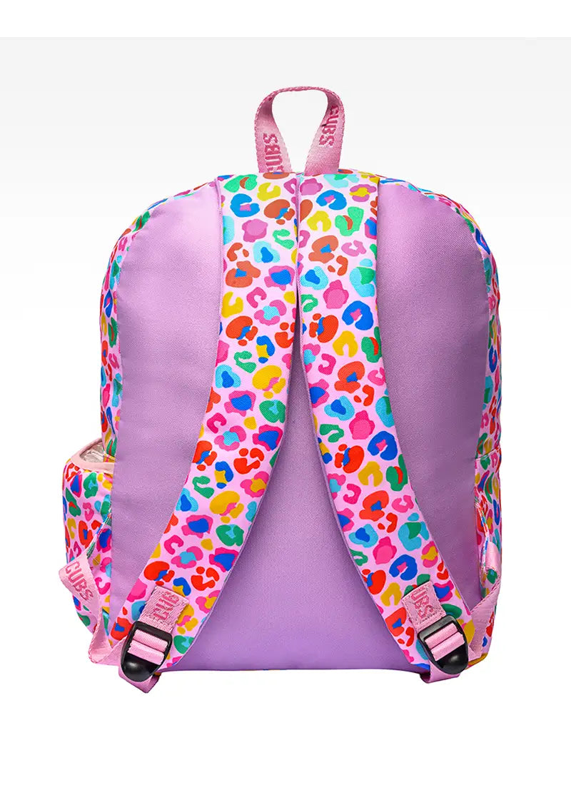 Pink Leopard Girl Junior Backpack
