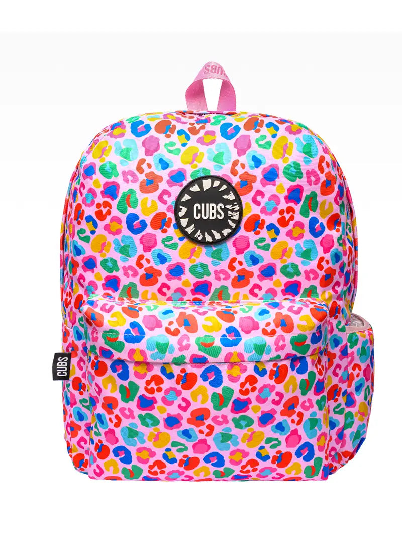 Pink Leopard Girl Junior Backpack