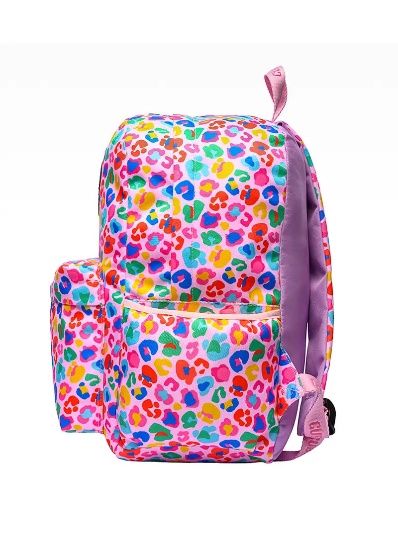 Pink Leopard Girl Junior Backpack