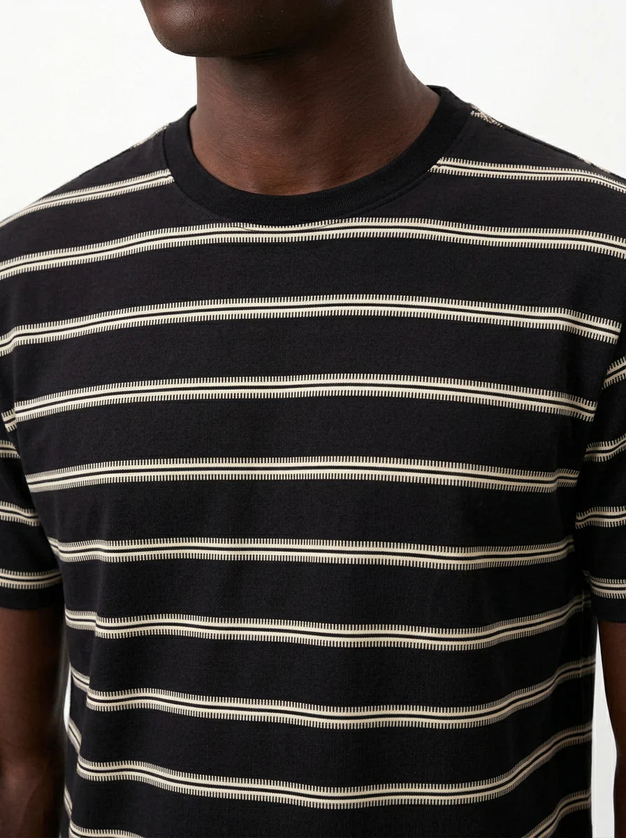 STRIPED CREWNECK SLIM-FIT T-SHIRT S26N