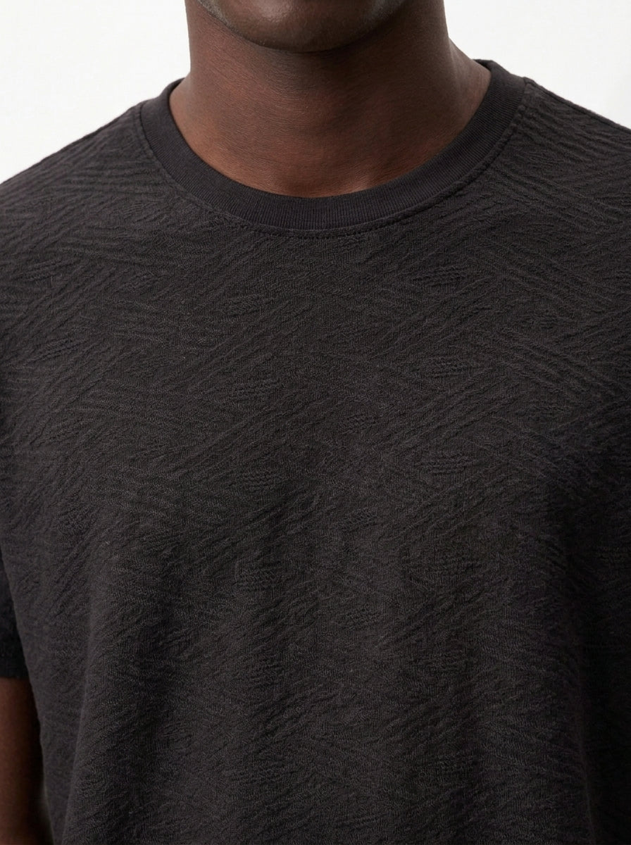 ROSE MONOGRAM JACQUARD SLIM-FIT T-SHIRT S26N