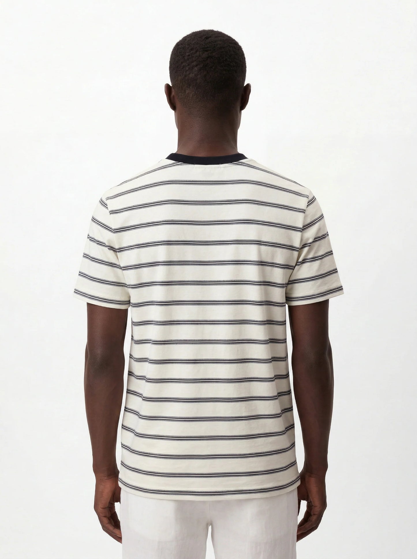 STRIPED CREWNECK SLIM-FIT T-SHIRT S26N