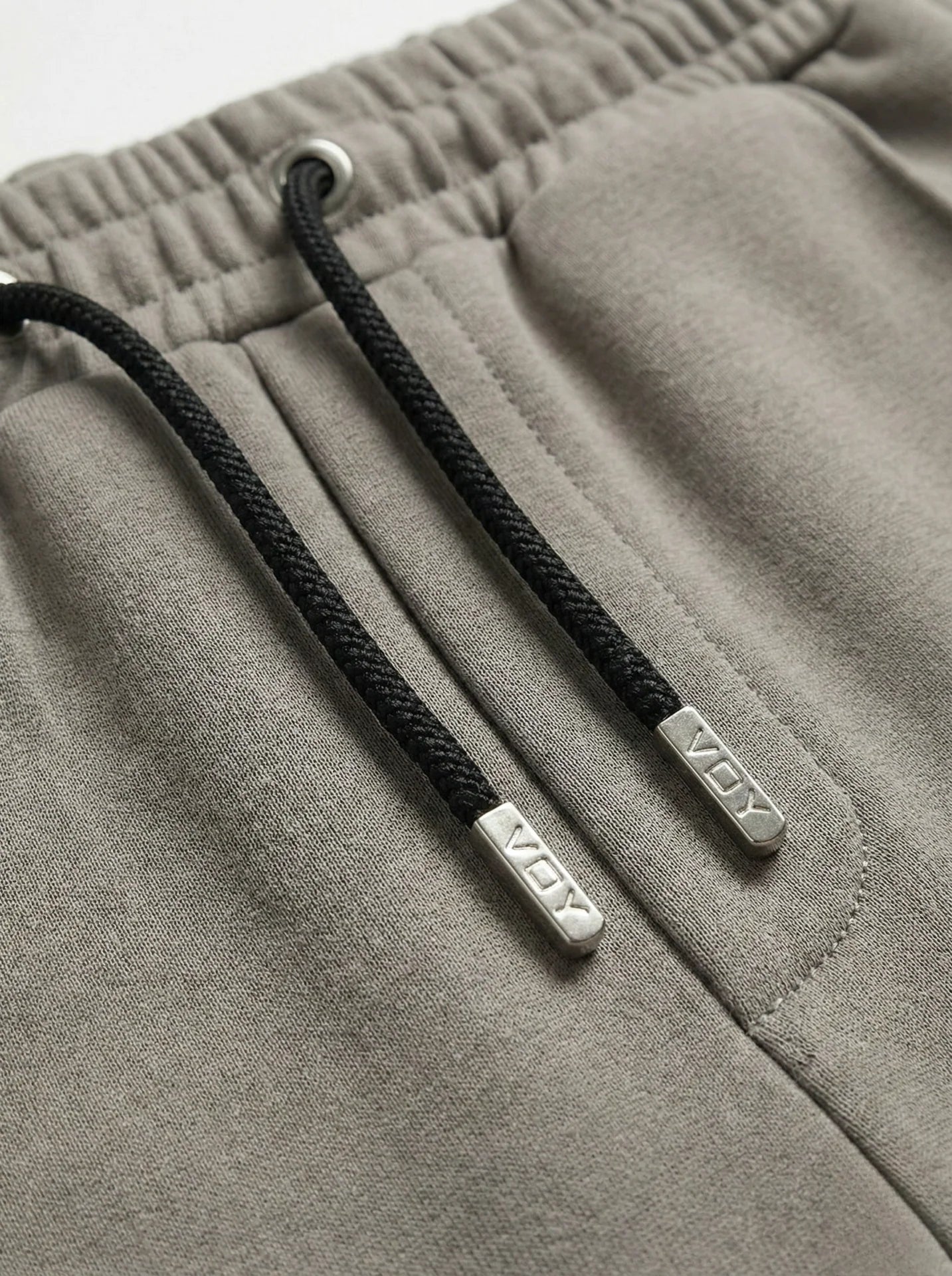 TAUPE GREIGE WIDE-LEG FRONT-SEAM JOGGER W25N