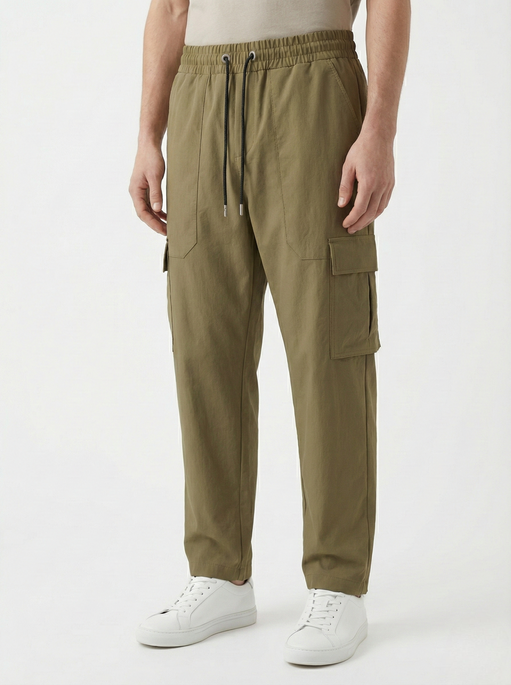 LIGHT OLIVE RELAXED CARGO PANT W25N