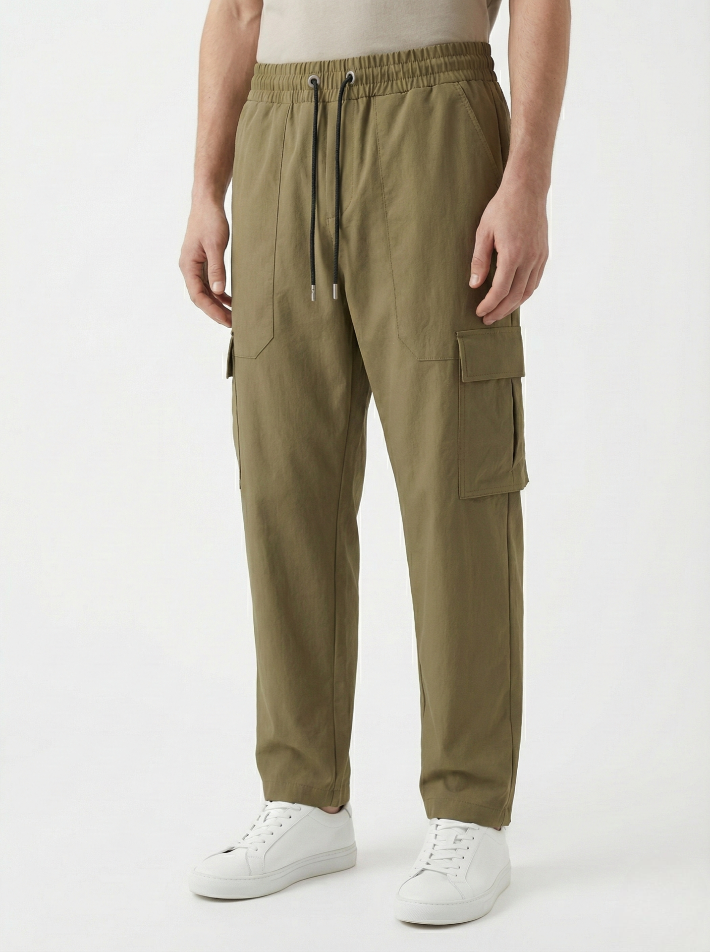 LIGHT OLIVE RELAXED CARGO PANT W25N