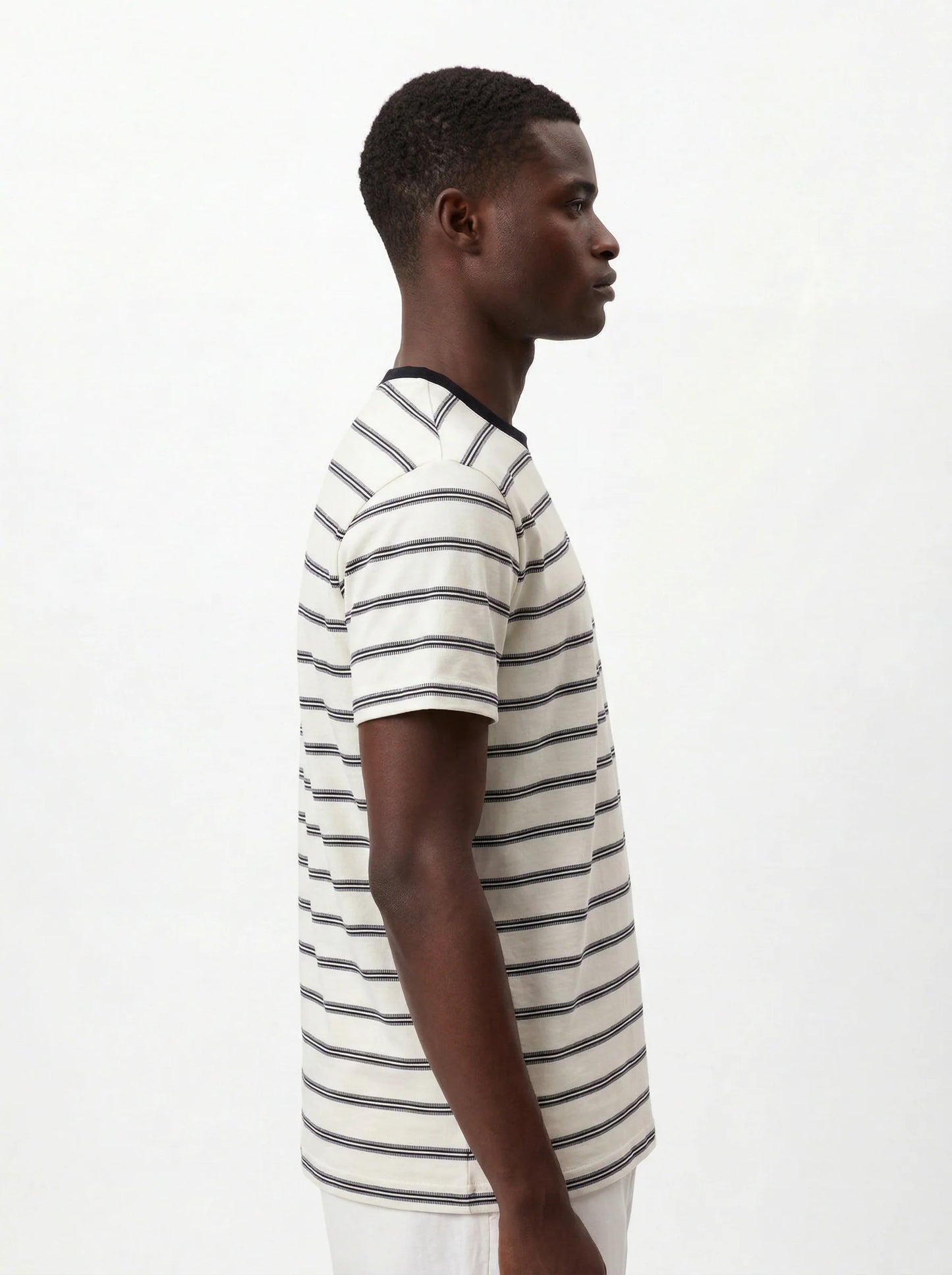 STRIPED CREWNECK SLIM-FIT T-SHIRT S26N