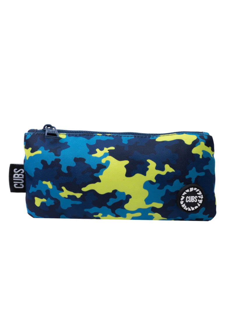 Camouflage blue Pencil case