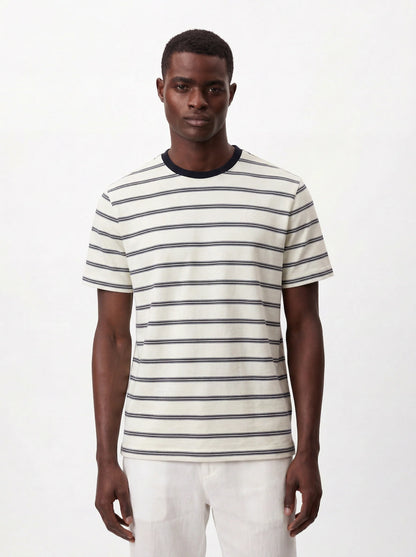 STRIPED CREWNECK SLIM-FIT T-SHIRT S26N