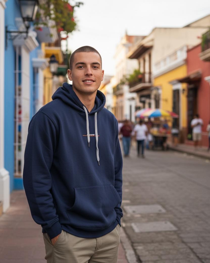 Voy Hoodie - Navy