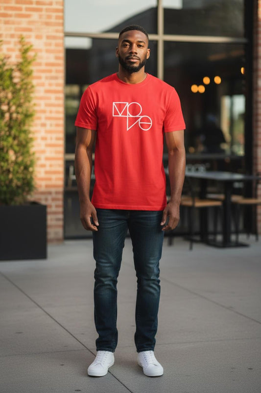 Activ Printed Red T-Shirt