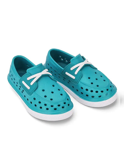 Light Green Junior Jack Slip On Fake Laces Sneaker