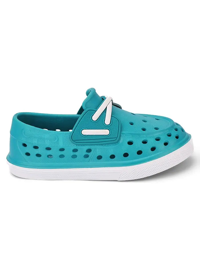 Light Green Junior Jack Slip On Fake Laces Sneaker
