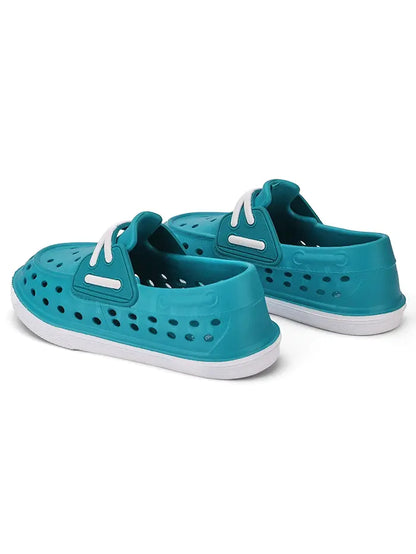 Light Green Junior Jack Slip On Fake Laces Sneaker