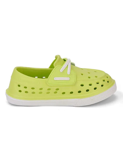 Light Green Junior Jack Slip On Fake Laces Sneaker