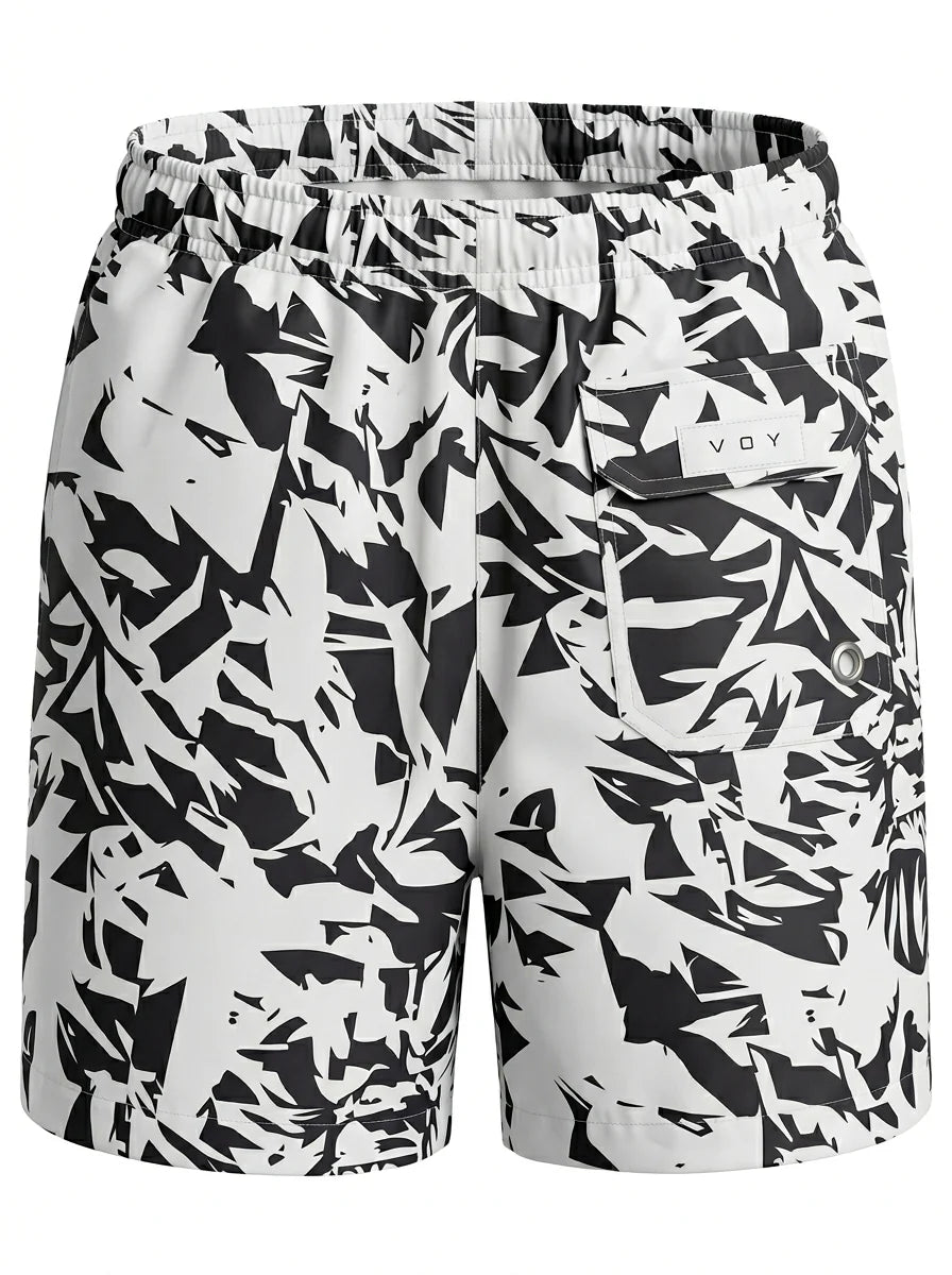 MONO CHAOS ABSTRACT SWIM TRUNK S26N