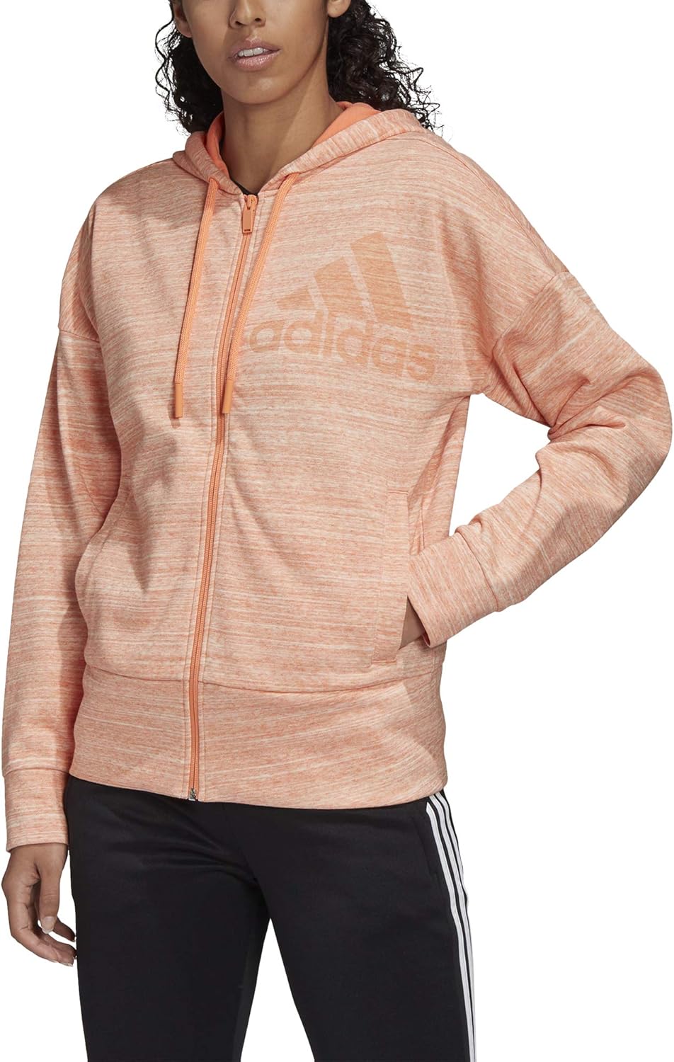 adidas W Melange HoodSweatshirtKadın