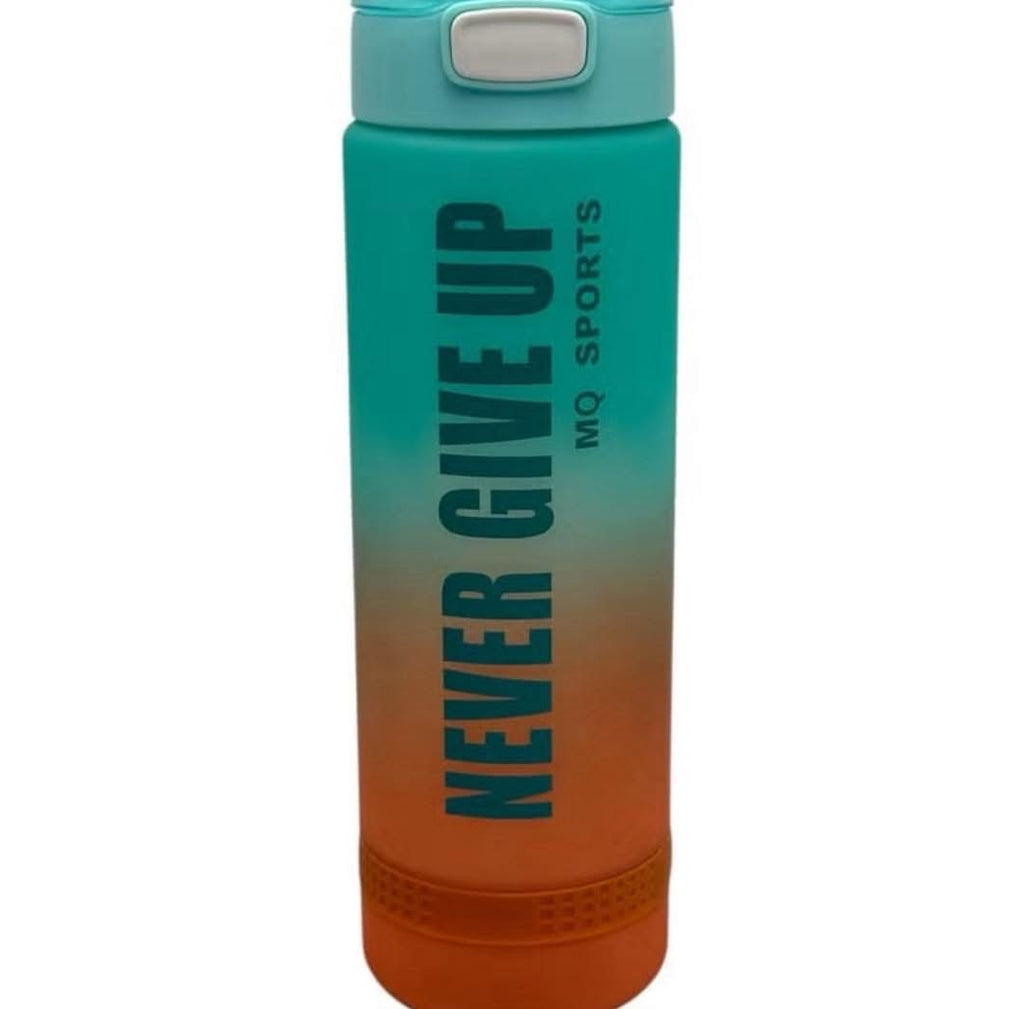 Water Bottle “NEVER GIVE UP”