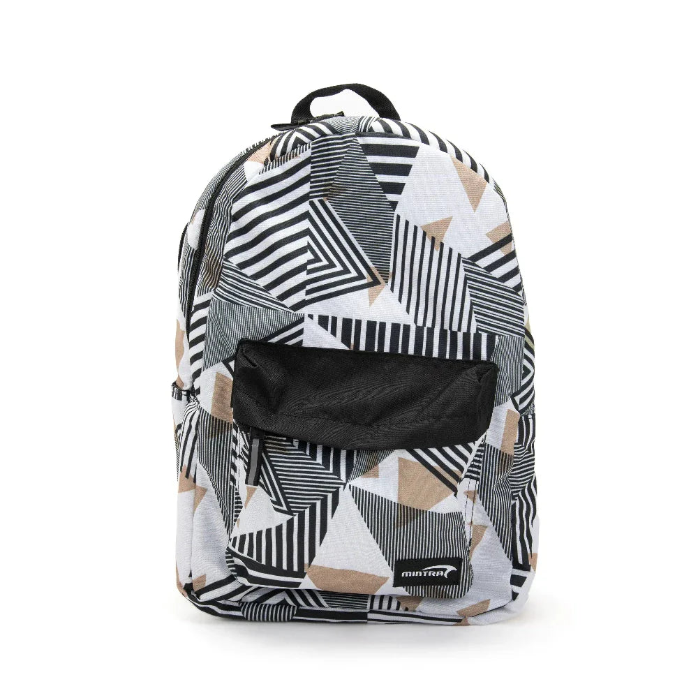 Geometric Daypack with 2 pockets 24L (Includes Laptop Compartment)