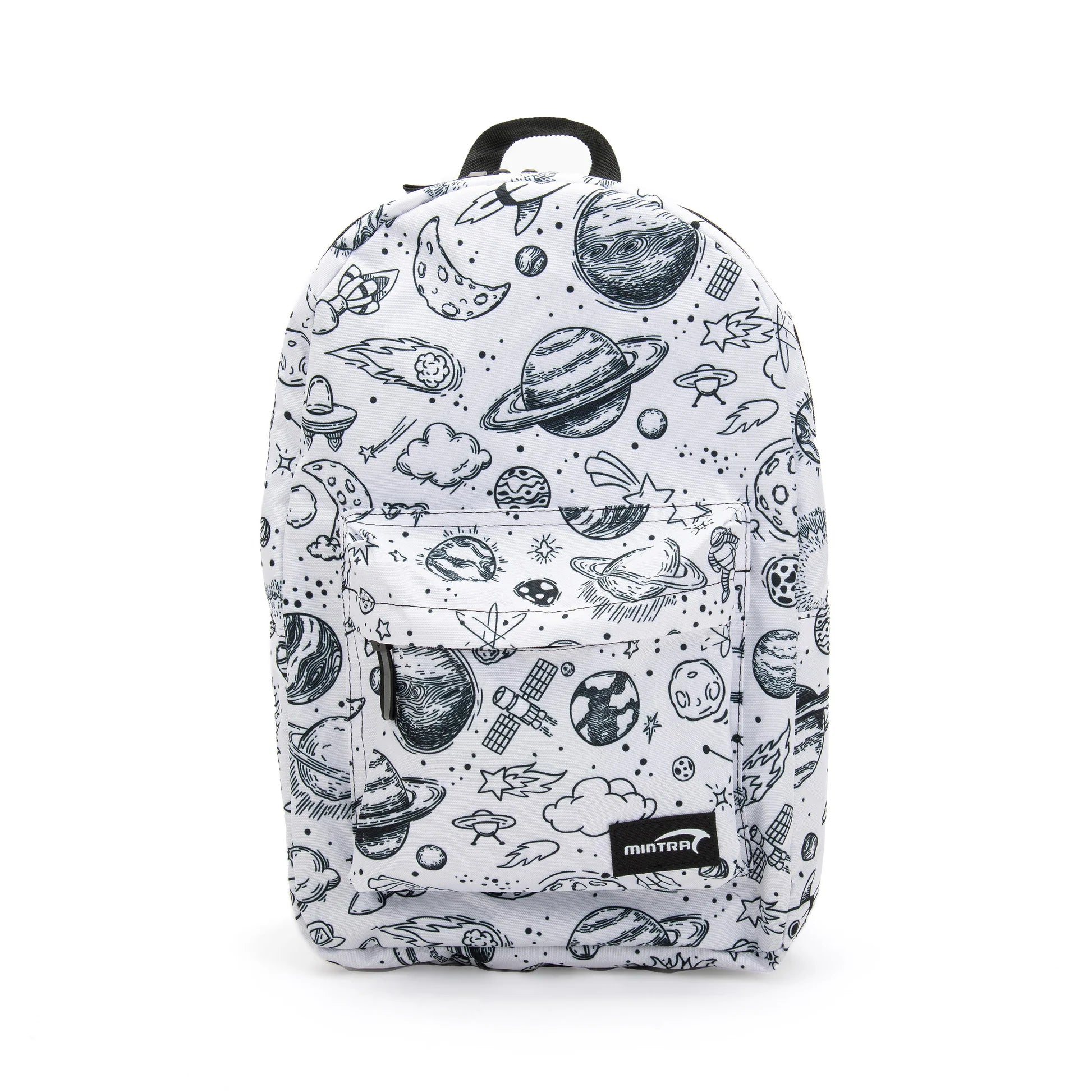 Lost In Space Daypack 24L (With Laptop Compartment) - BLACK - WHITE