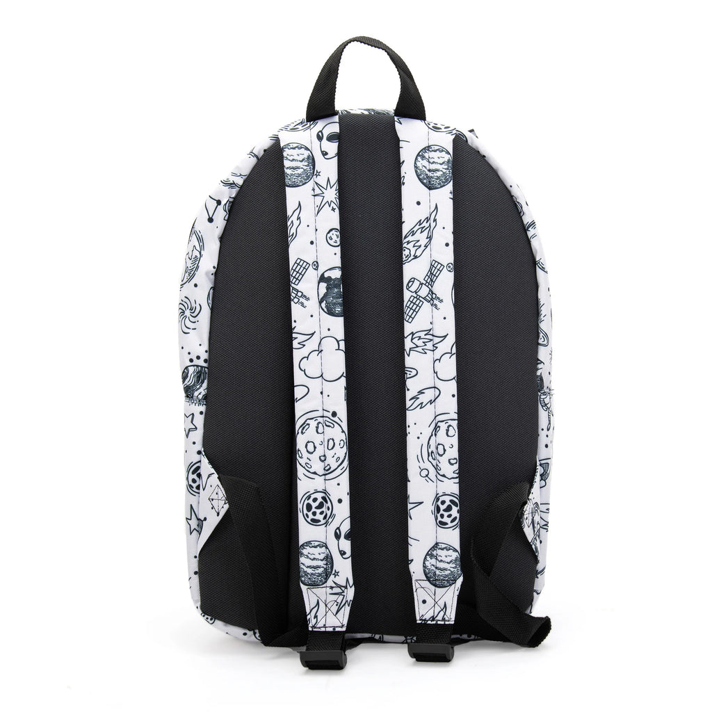 Lost In Space Daypack 24L (With Laptop Compartment) - BLACK - WHITE