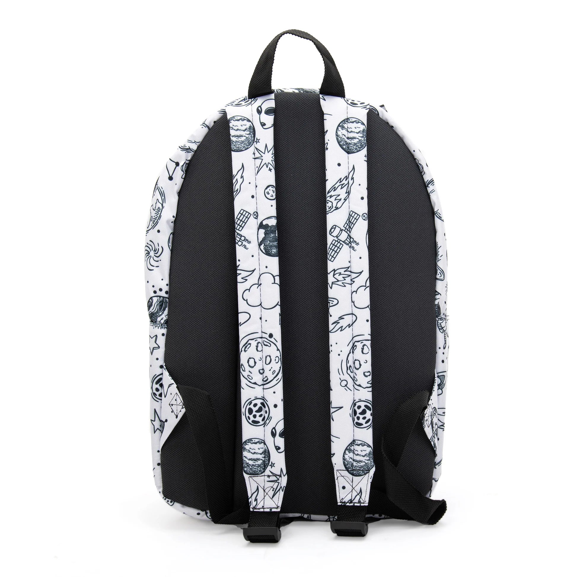 Lost In Space Daypack 24L (With Laptop Compartment) - BLACK - WHITE