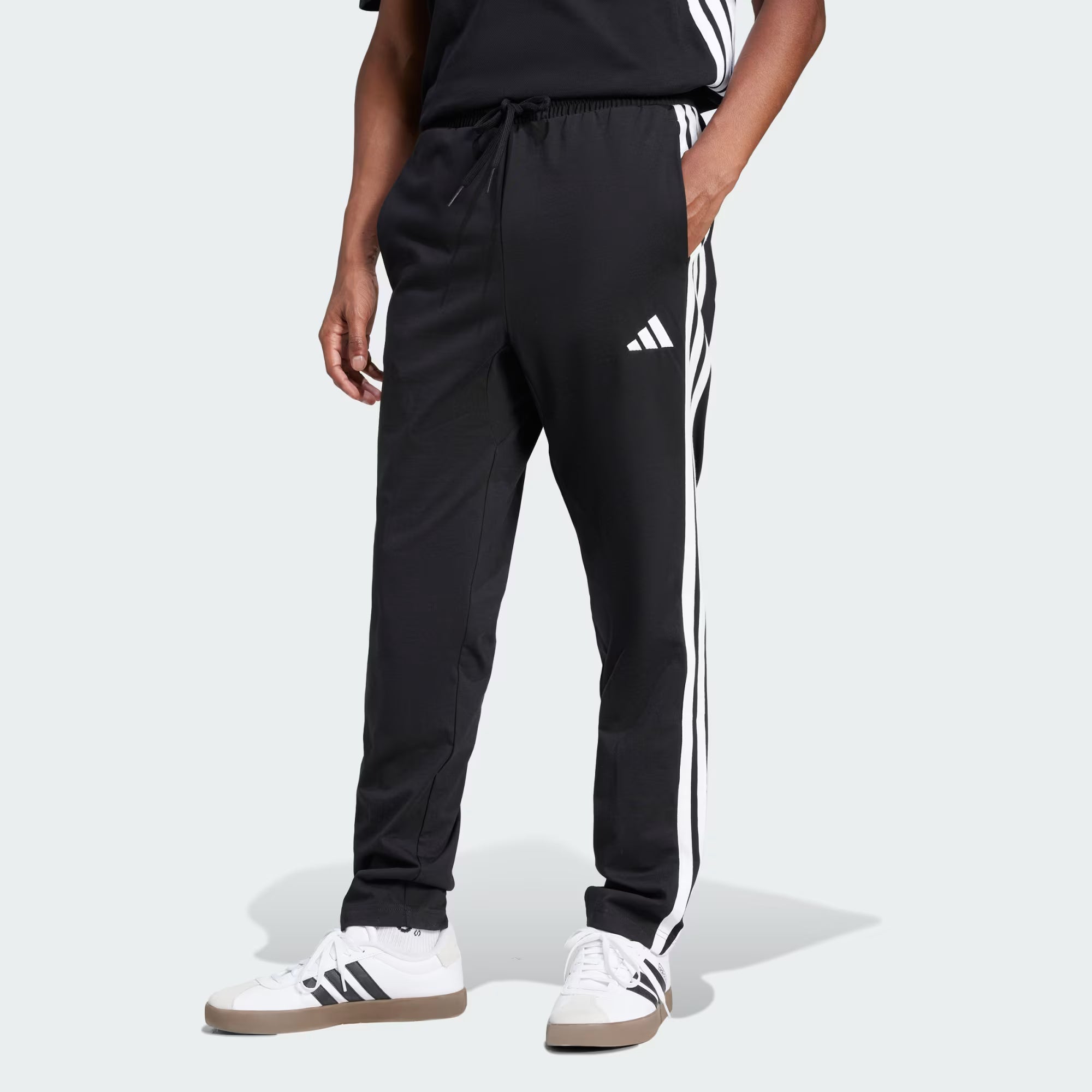 Essentials 3-Stripes Single Jersey Pants
