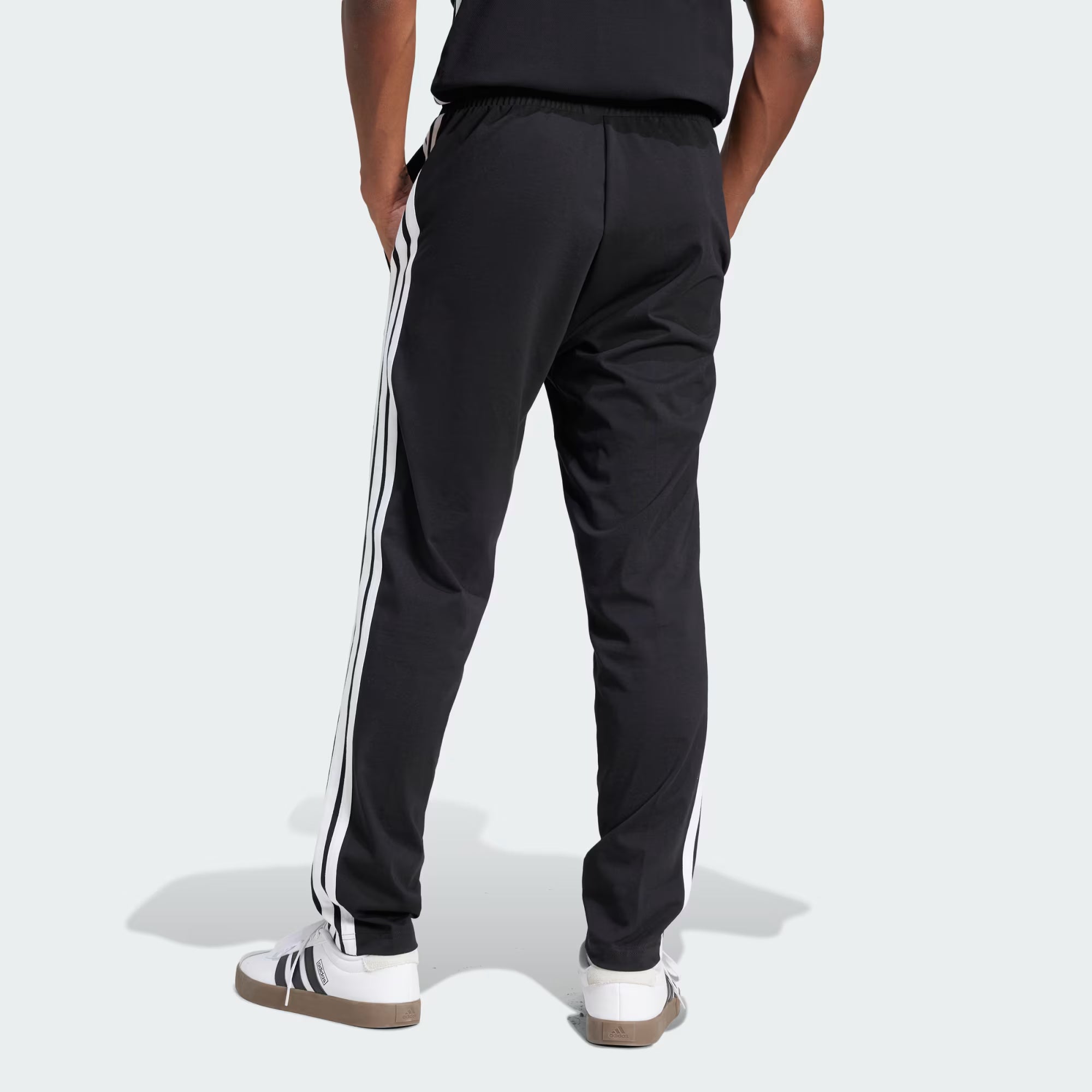 Essentials 3-Stripes Single Jersey Pants