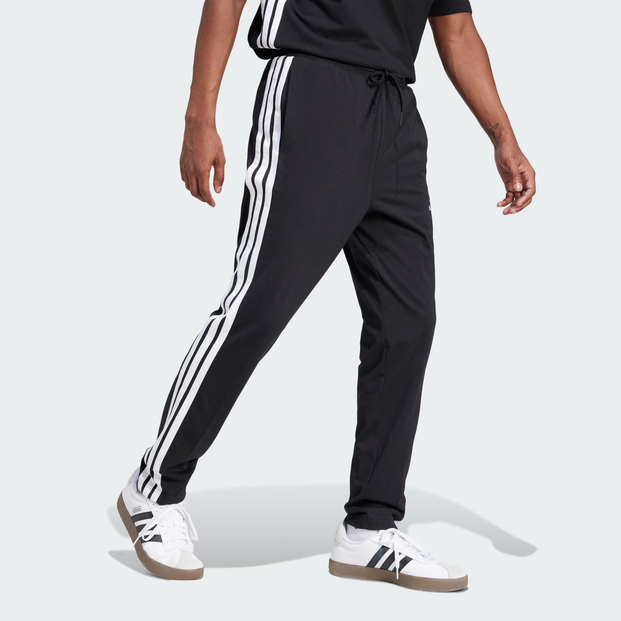 Essentials 3-Stripes Single Jersey Pants
