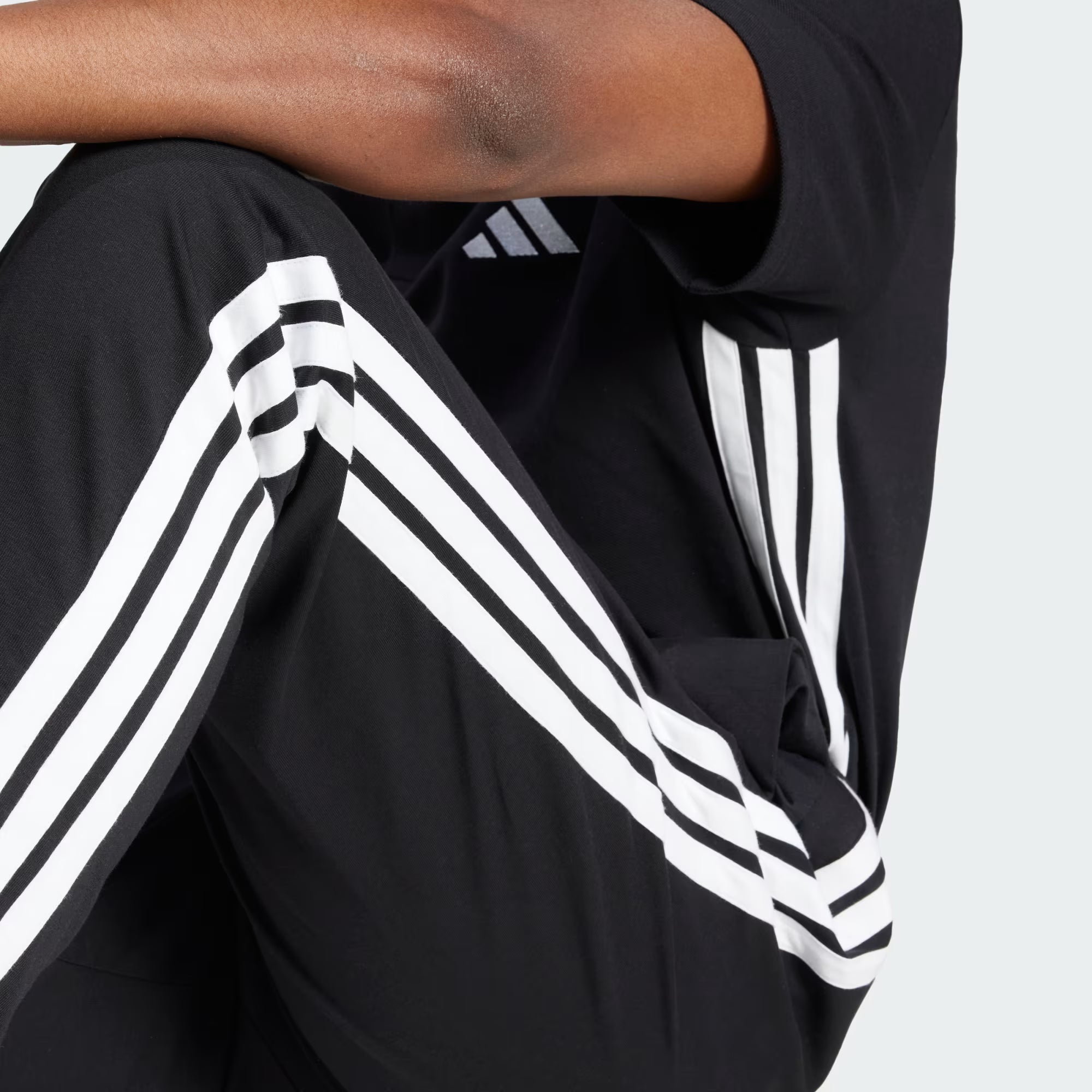 Essentials 3-Stripes Single Jersey Pants