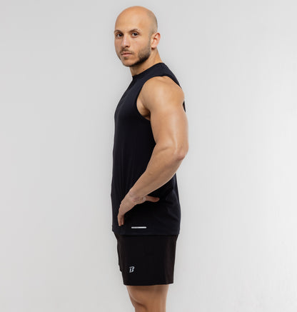 Men-Prime Tank Top #146 - BLACK