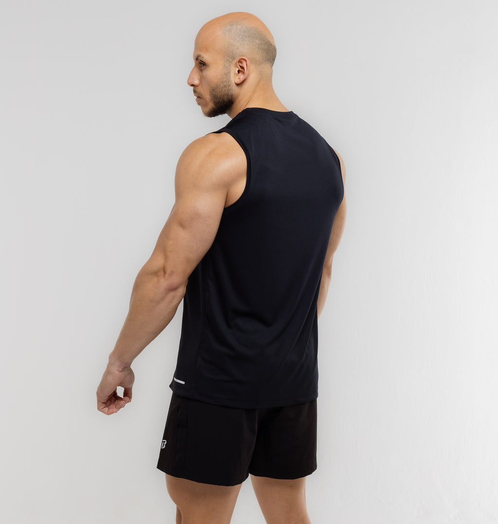 Men-Prime Tank Top #146 - BLACK