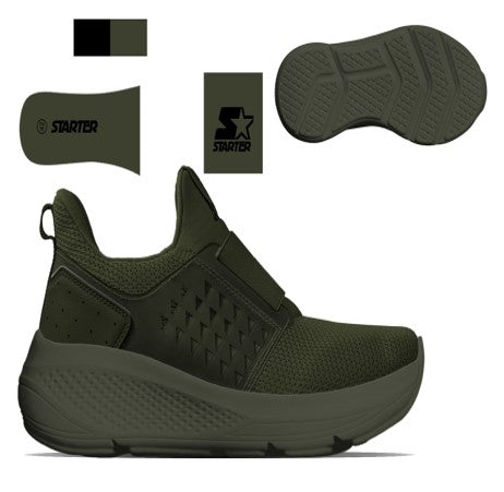 STARTER SHOES (BLACK) (OLIVE) (GREY)