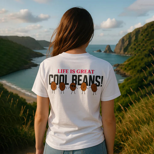 ACTIV GRAPHIC R.NECK -OVRSIZE T-SHIRT - WHITE