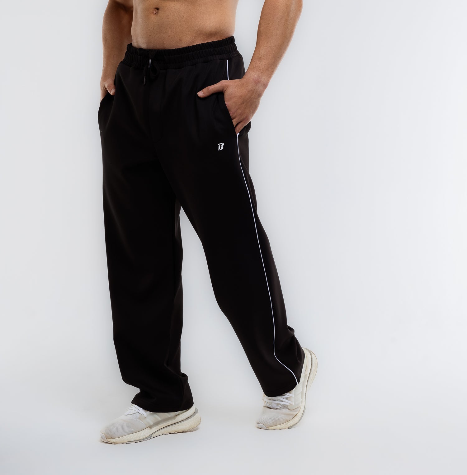 Unisex-Prime Wide leg Pants #147 - BLACK