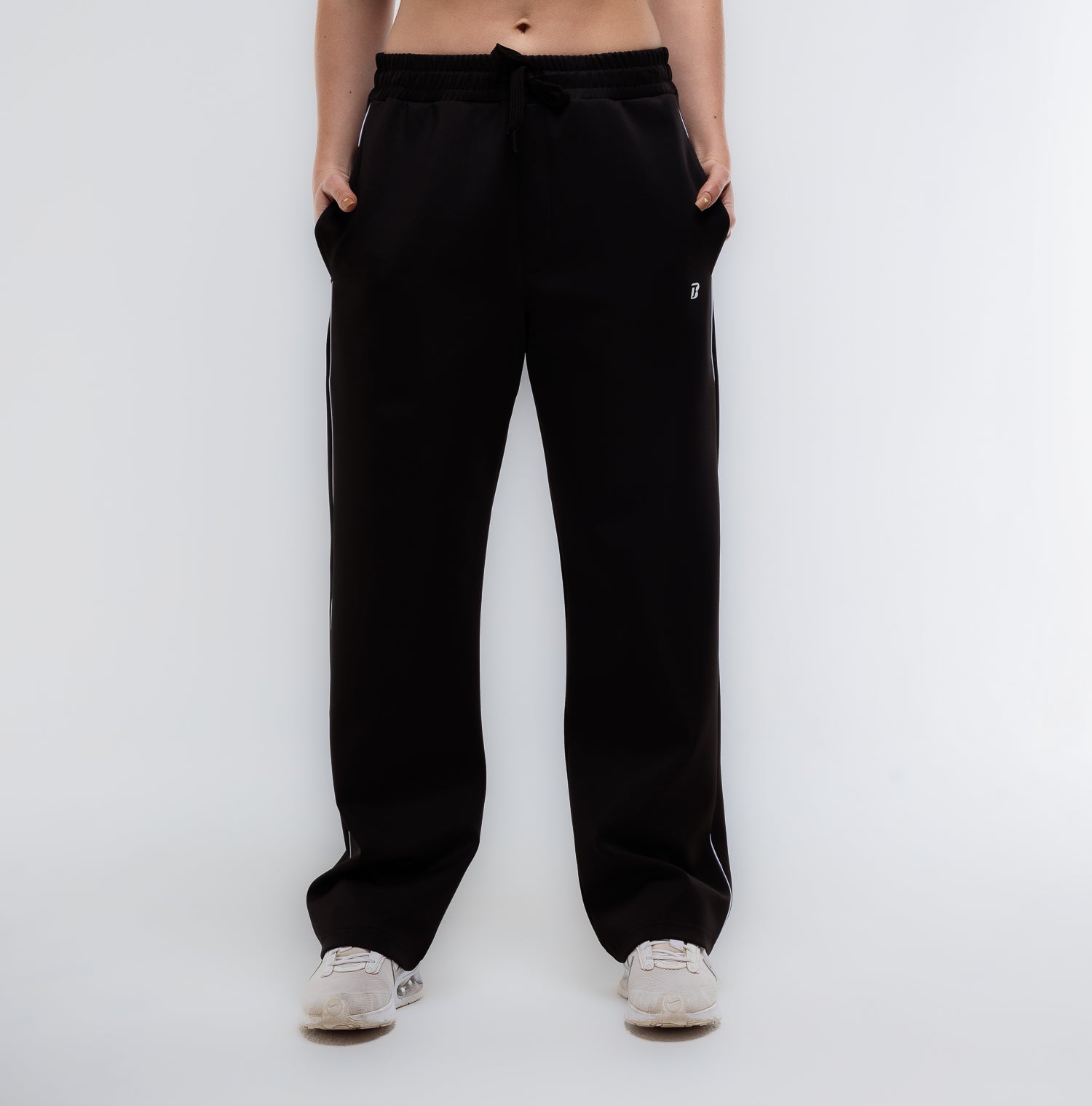 Unisex-Prime Wide leg Pants #147 - BLACK
