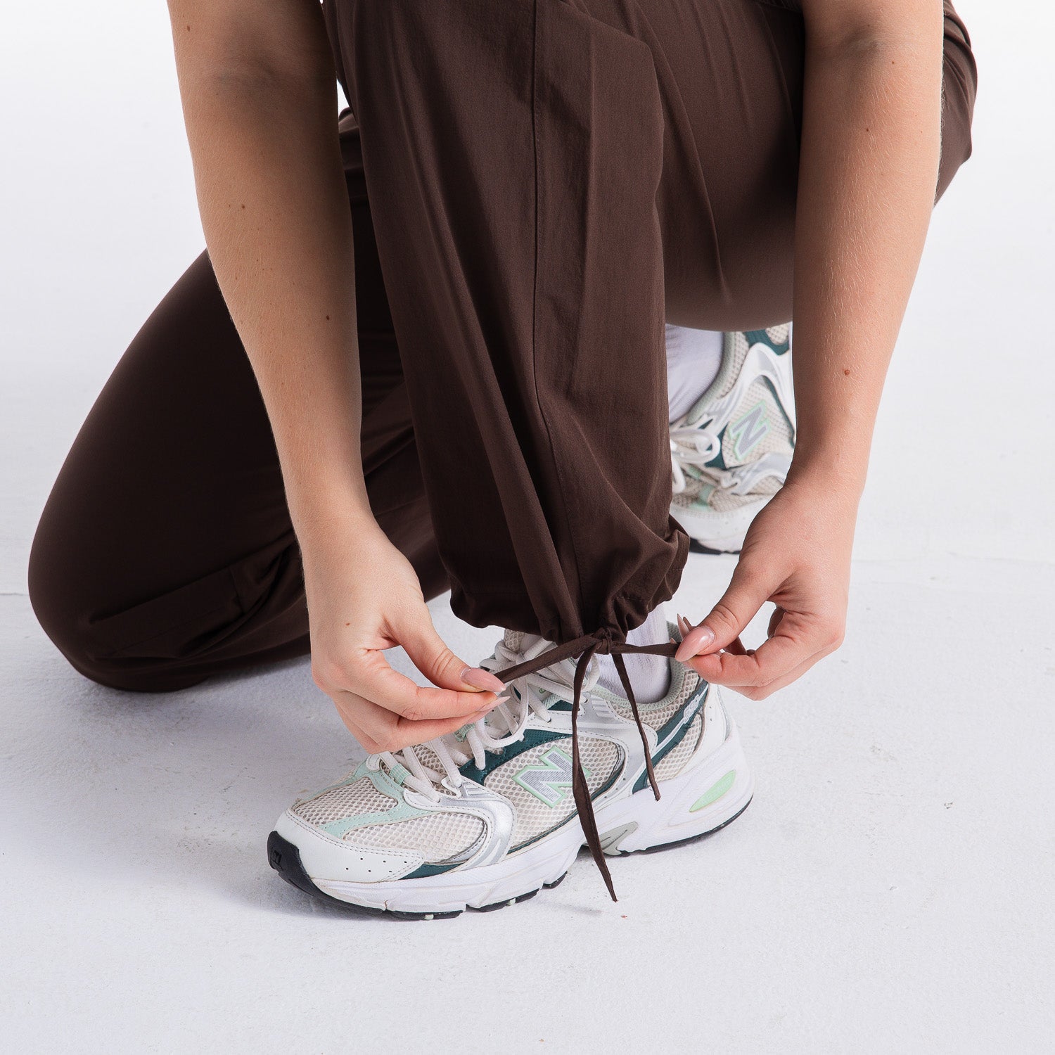 Women STRIVE Flexi wide leg Pants #132 - BROWN