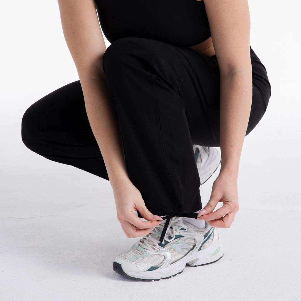 Women STRIVE Flexi wide leg Pants #132 - BLACK