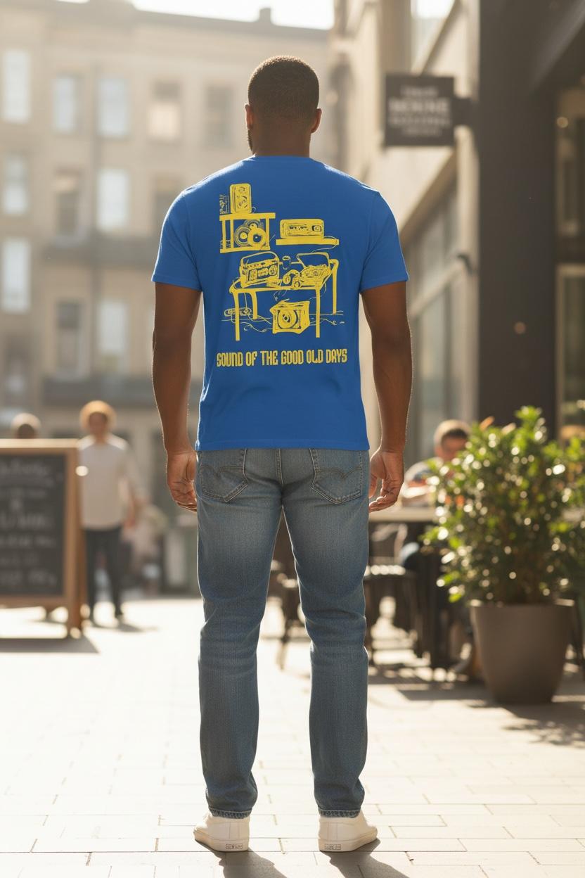 Activ Printed Blue T-shirt