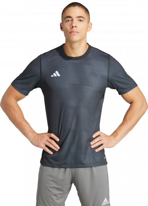 DOUBLE FACE T-SHIRT  BLACK