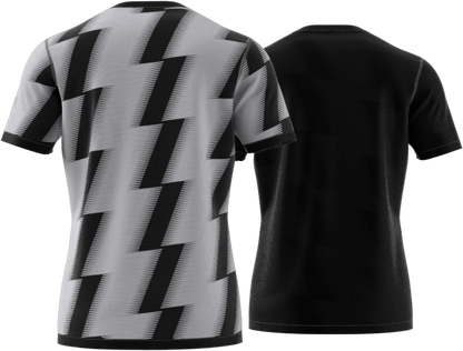 DOUBLE FACE T-SHIRT  BLACK