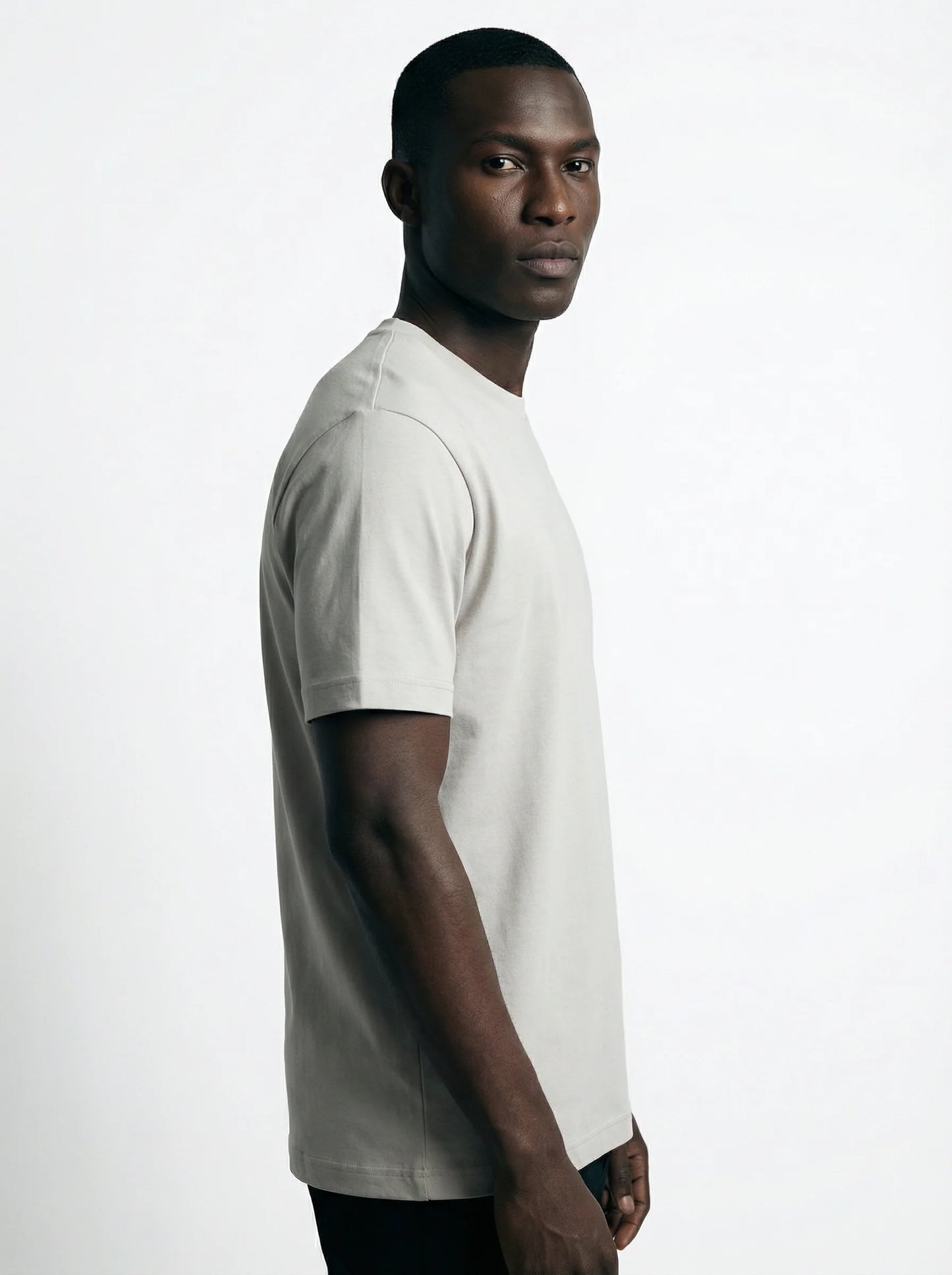 TAUPE SLIM BASICT-SHIRT S26N