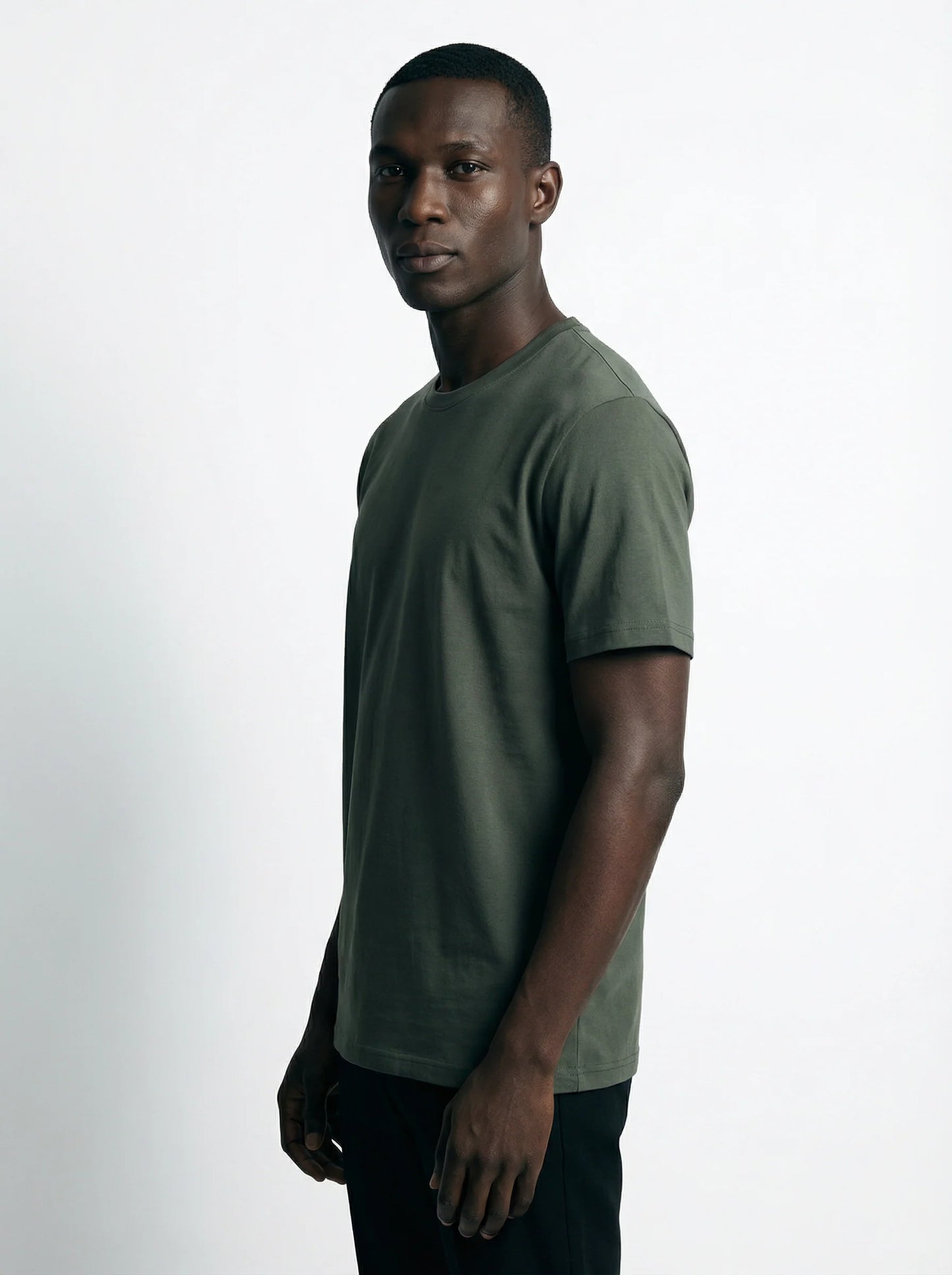 TAUPE SLIM BASICT-SHIRT S26N