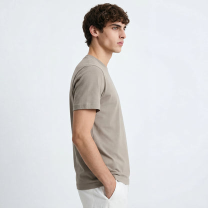 TAUPE SLIM BASICT-SHIRT S26N