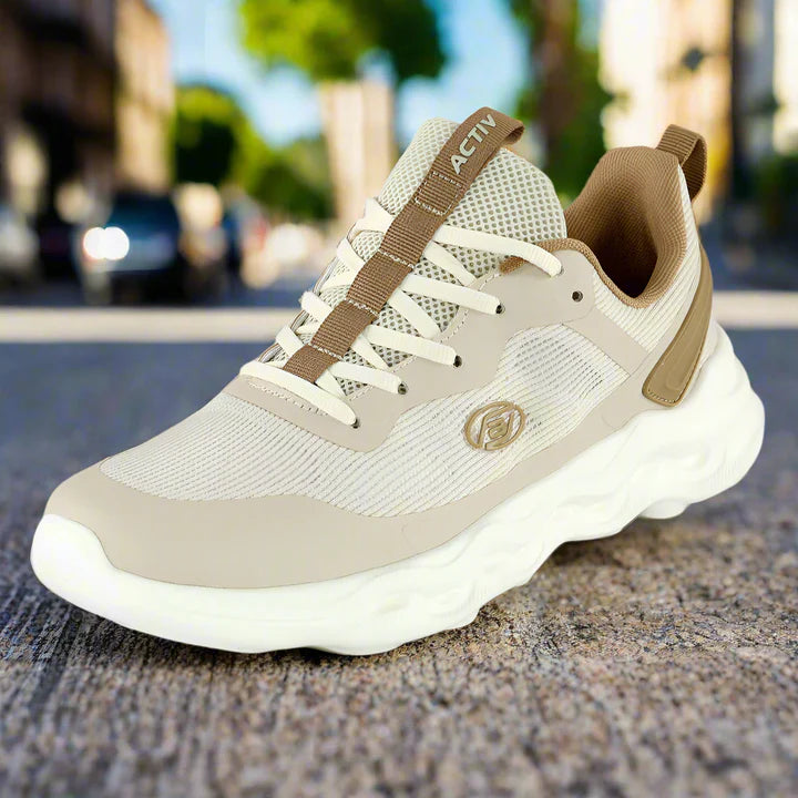 ACTIV RUNNING SHOES - BEIGE