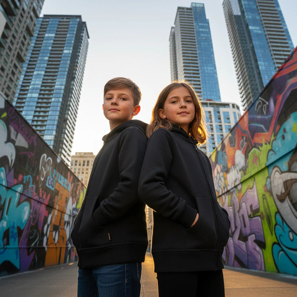 ACTIV BASIC HOODIE SWEATSHIRT - Navy , Gray, Black