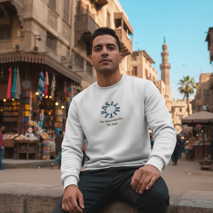 ACTIV GRAPHIC R.NECK SWEATSH - WHITE